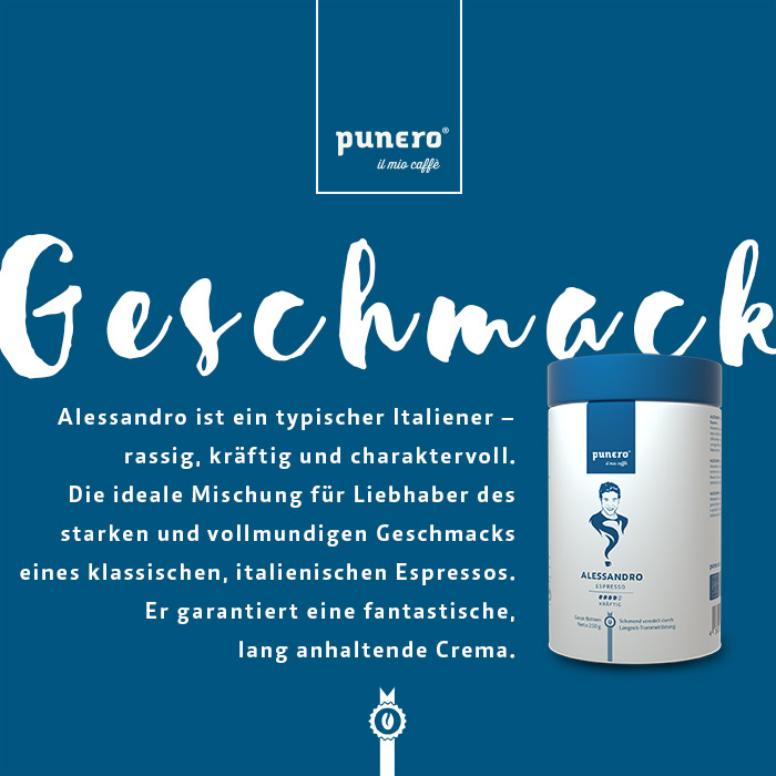 Kräftiger Espresso Geschmack