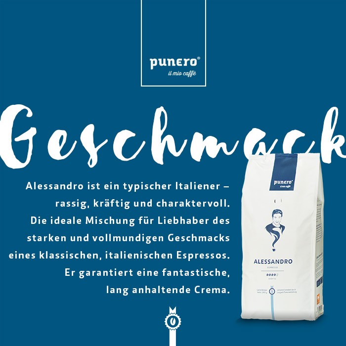 Kräftiger Espresso Geschmack