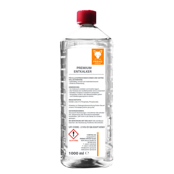 Premo Premium Entkalker für Espressomaschinen und Kaffeevollautomaten