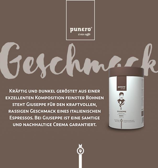 Giuseppe Kaffee Kaffeedose